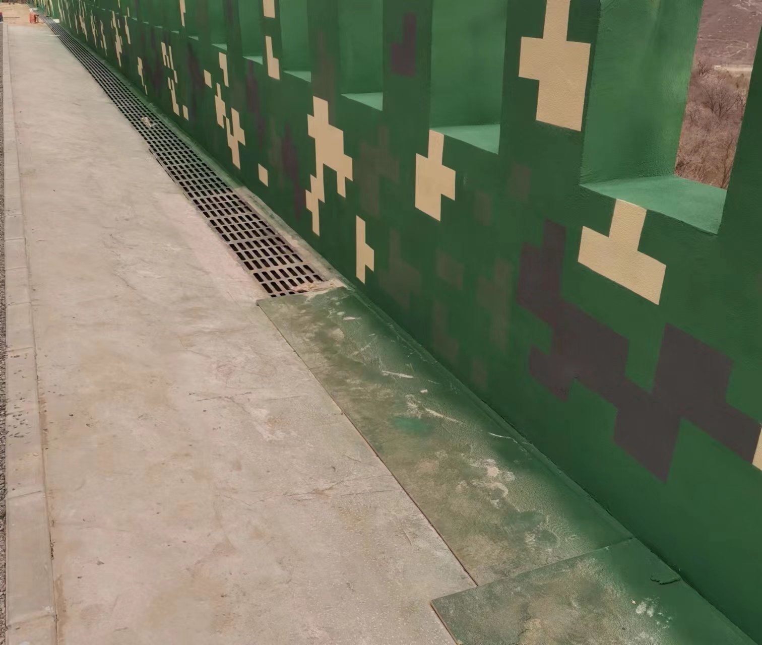 和田围墙迷彩喷涂,数迷彩漆